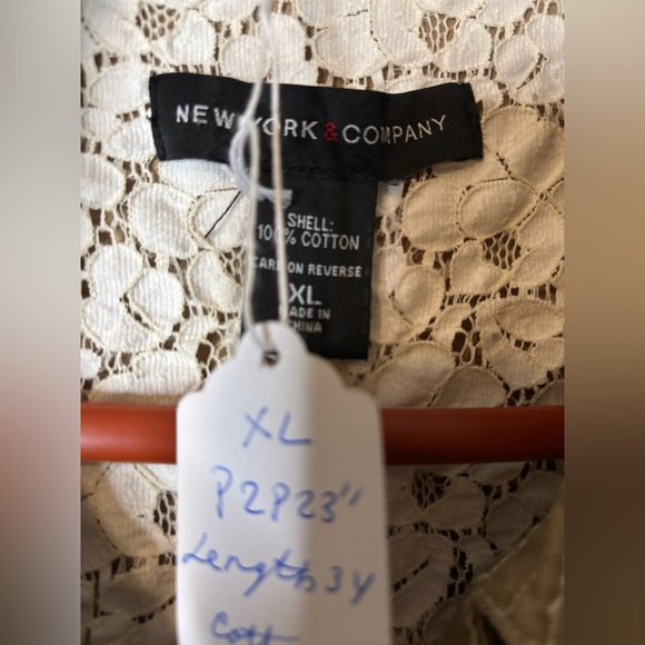 New York & Company Trench Jacket/Coat-size XL - Picture 9 of 10